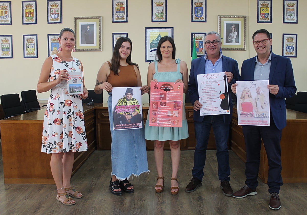 Acto de presentación de la Feria de Alcaucín en la Mancomunidad Oriental.