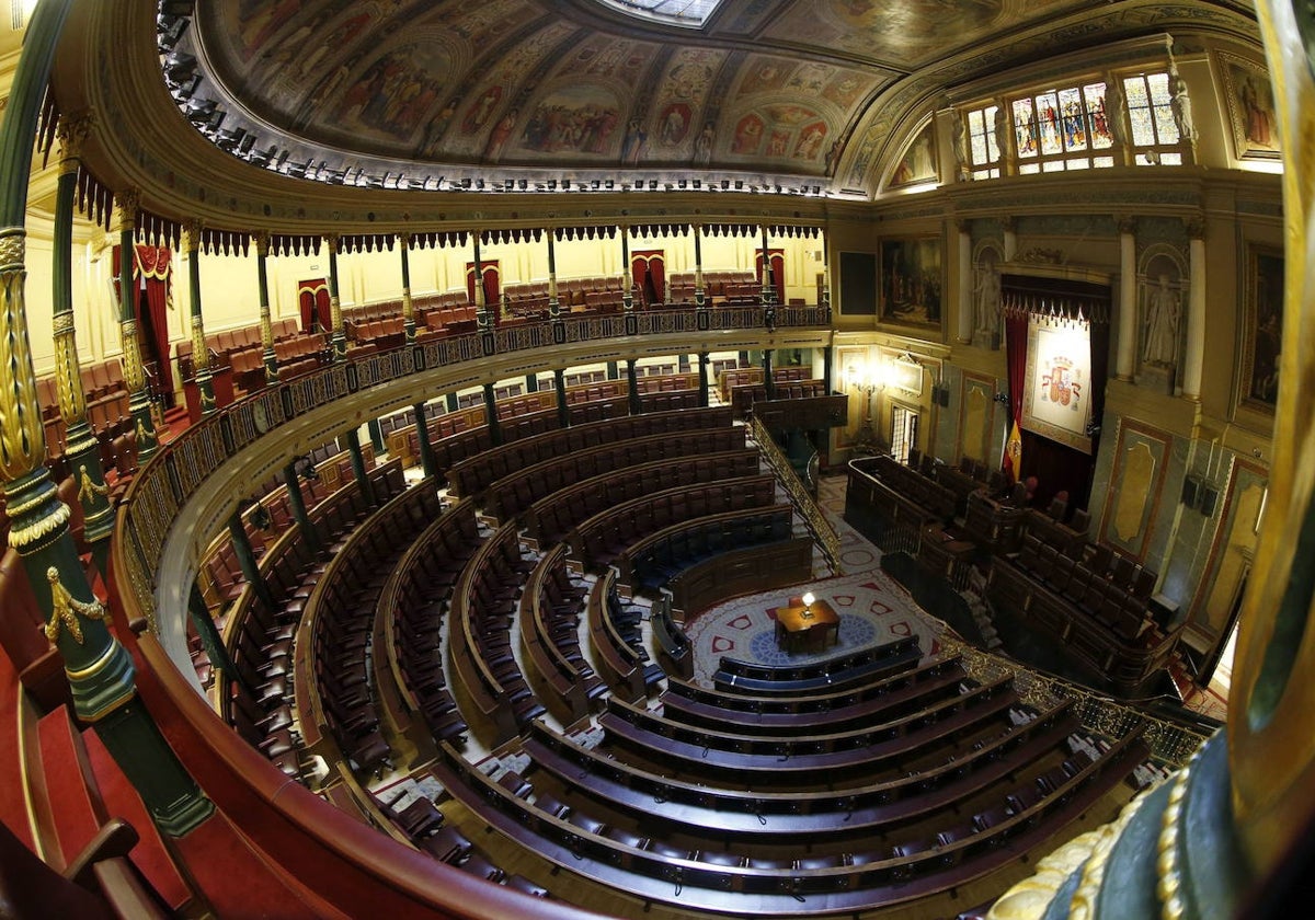 Hemiciclo del Congreso de los Diputados.