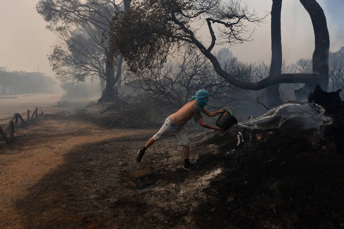 Activado el nivel 1 de alerta por un incendio forestal en Cádiz