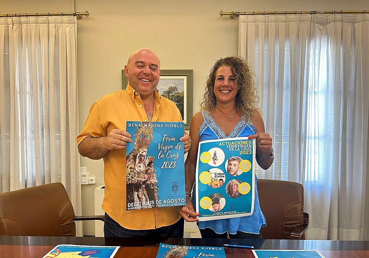 Presentación del programa para la Feria de Benalmádena Pueblo.