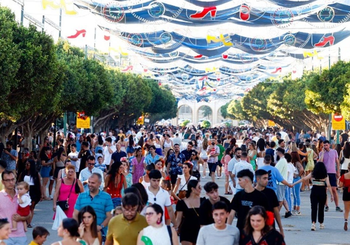 Una imagen de la feria del año pasado, tomada en el Real Cortijo de Torres.