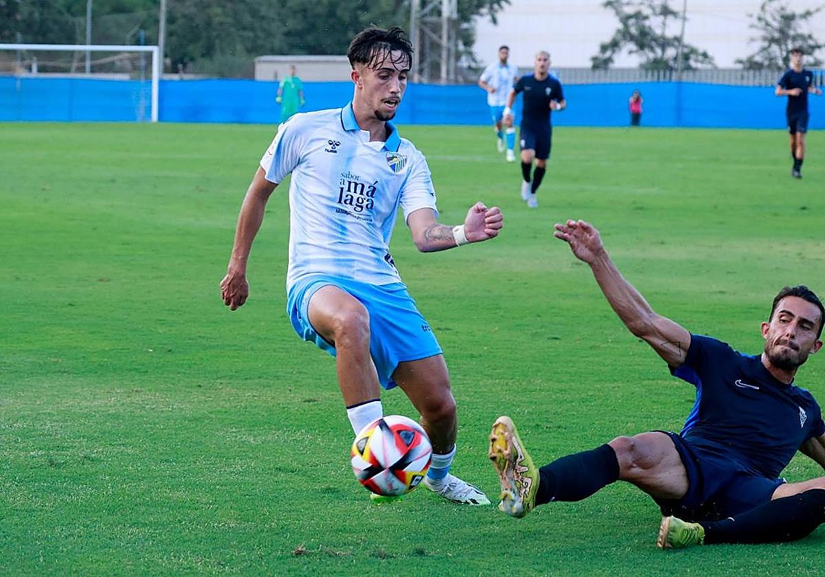 El Málaga-San Fernando de pretemporada, en imágenes