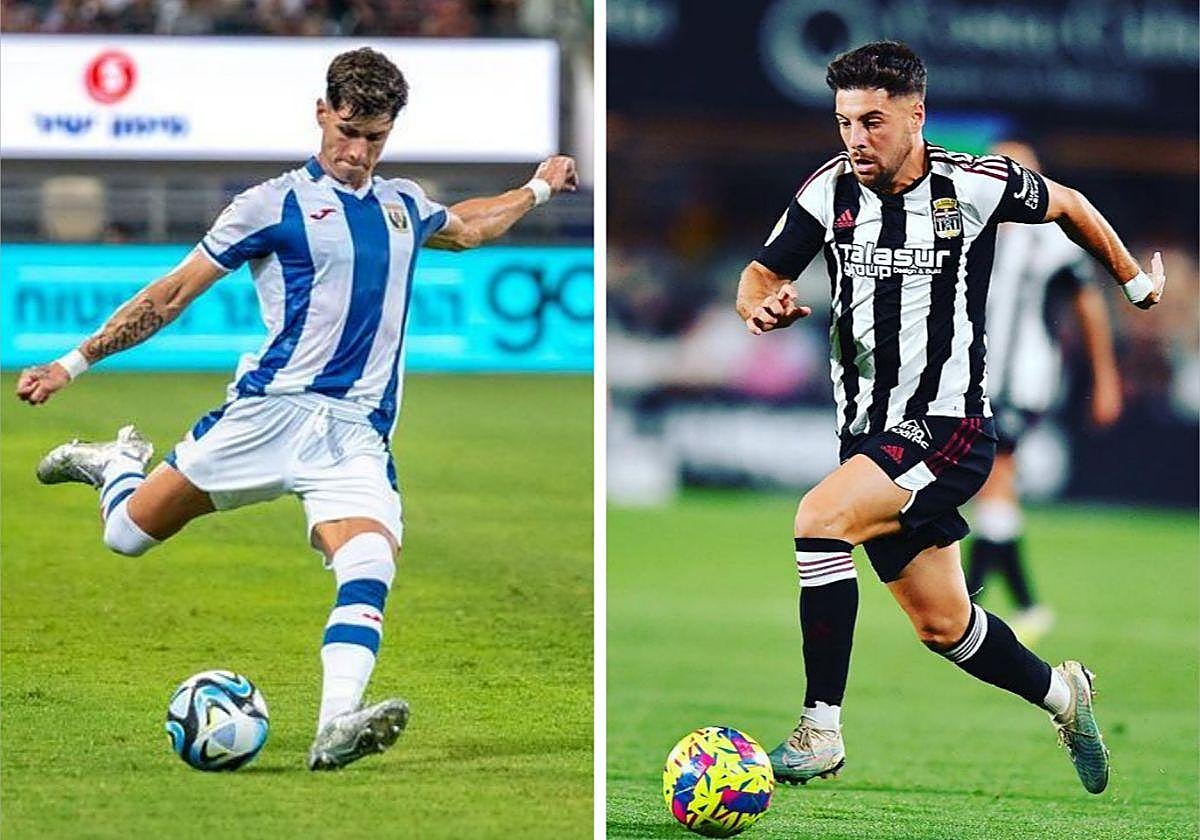 Avilés (i) y Franchu, en actuaciones recientes con el Leganés y el Cartagena.