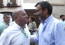 El alcalde de Antequera Manuel Barón con el diplomático García-Berdoy