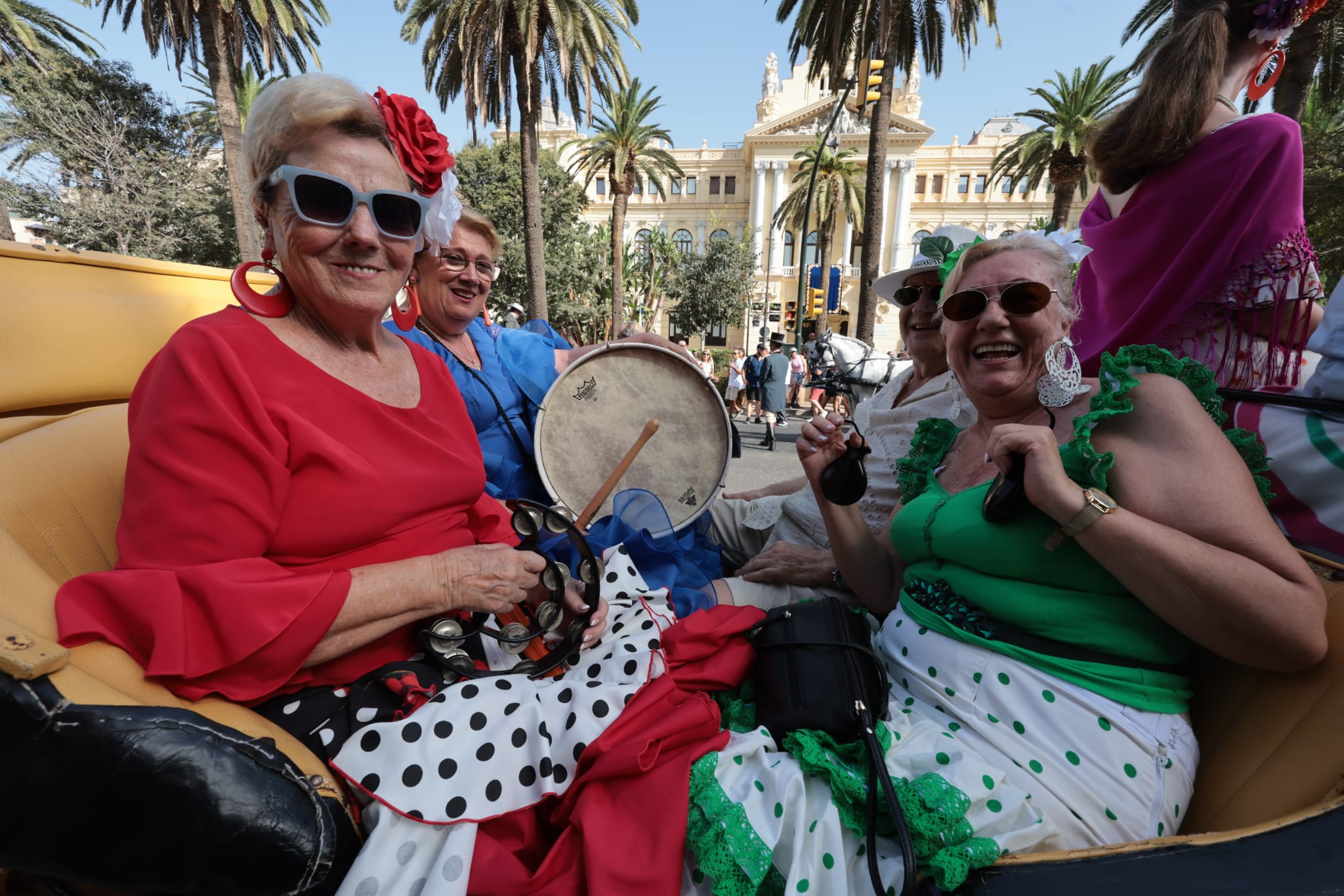 Las mejores imágenes del primer sábado de la Feria de Málaga 2023