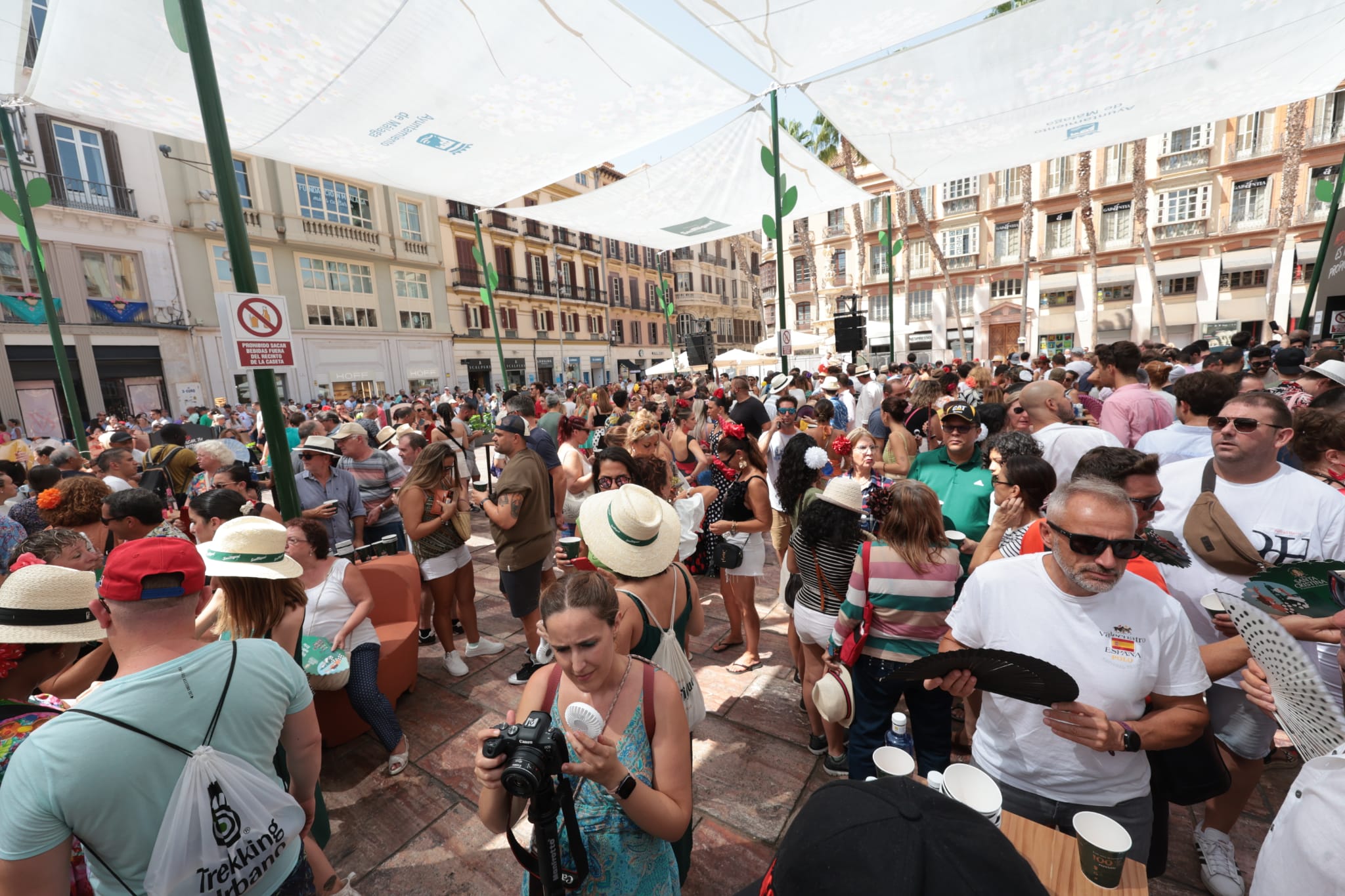 Las mejores imágenes del primer sábado de la Feria de Málaga 2023