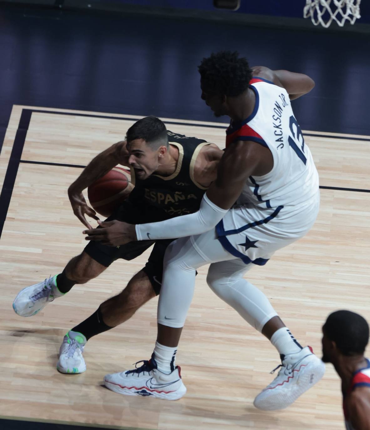 El España-Estados Unidos disputado en el Carpena, en imágenes