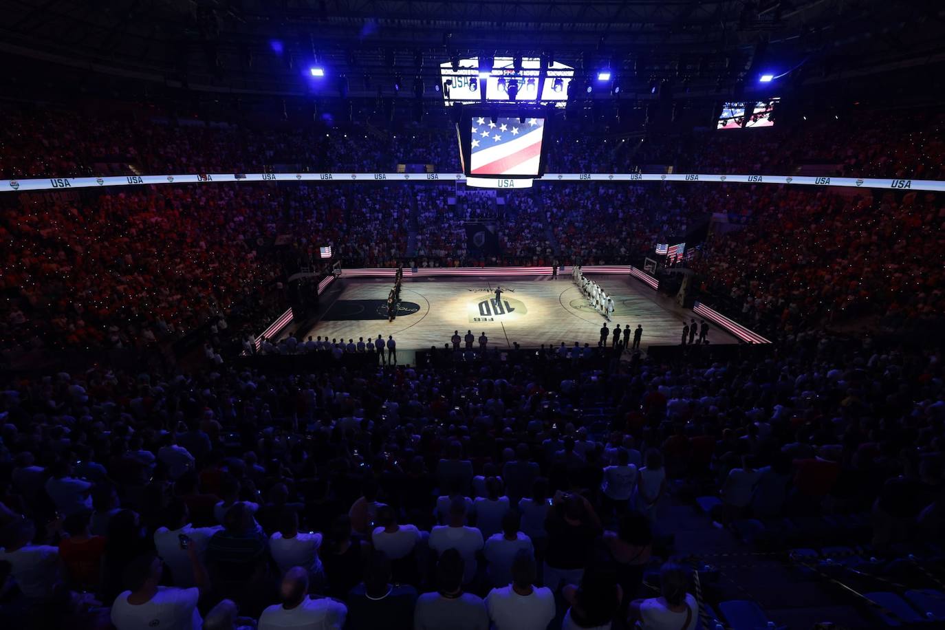 El España-Estados Unidos disputado en el Carpena, en imágenes