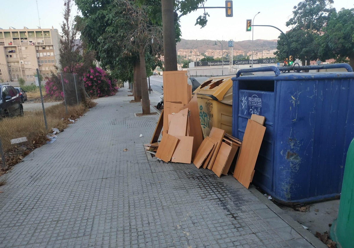 Vista de la situación habitual de la calle.