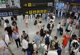 Los aeropuertos andaluces reciben 18,5 millones de viajeros hasta julio