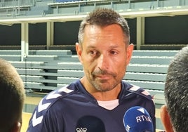 El entrenador del Andorra, Nacho Lezkano.