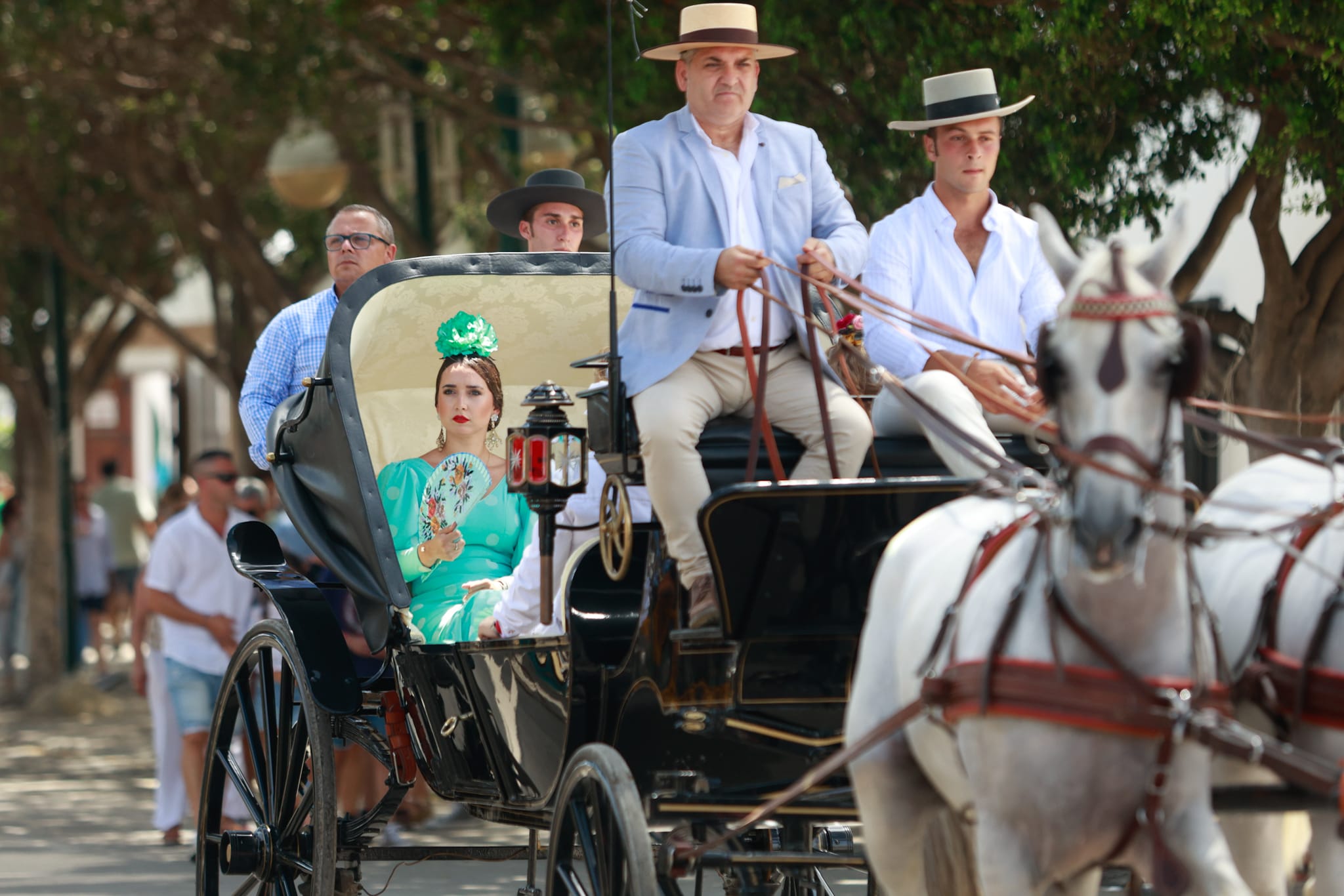 Las mejores imágenes del martes festivo en la Feria de Málaga
