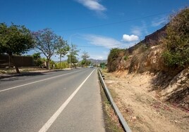 Imagen de la zona norte de la antigua N-340, por donde discurrirá el nuevo carril bici.