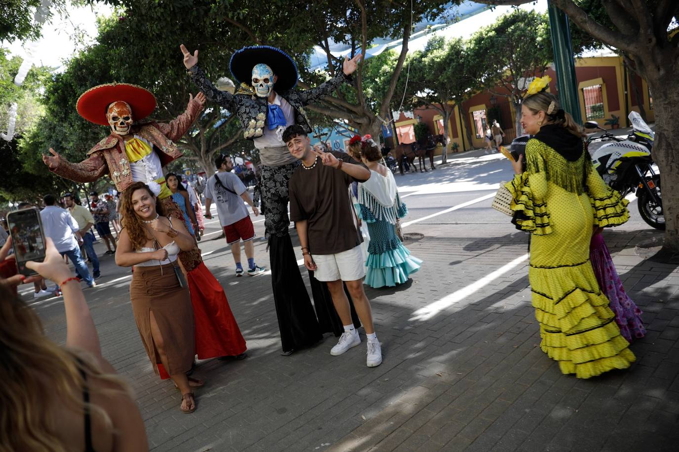 Las mejores imágenes del miércoles en la Feria de Málaga