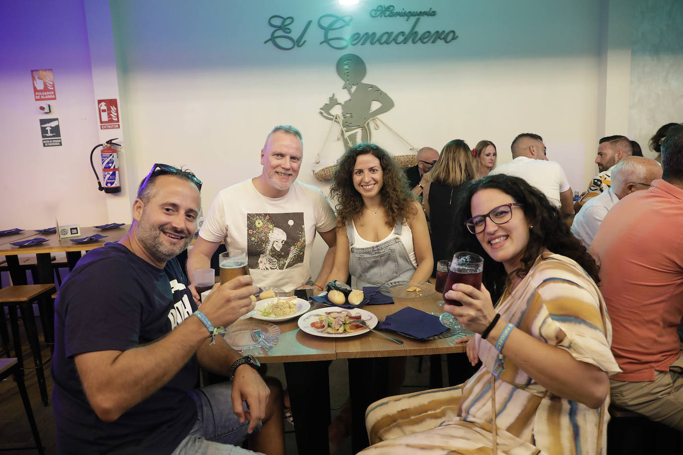 Candela Carmona, Francisco Navarro, Alejandro Guzmán y Sonia García.