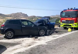 Grave accidente de tráfico ocurrido el pasado 15 de agosto en la carretera de Ronda.