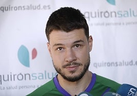 Barreiro, este viernes en el Hospital QuironSalud Málaga.