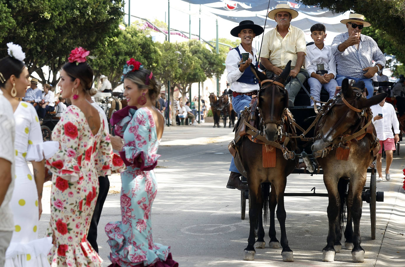 Ambiente en el real este viernes por la tarde