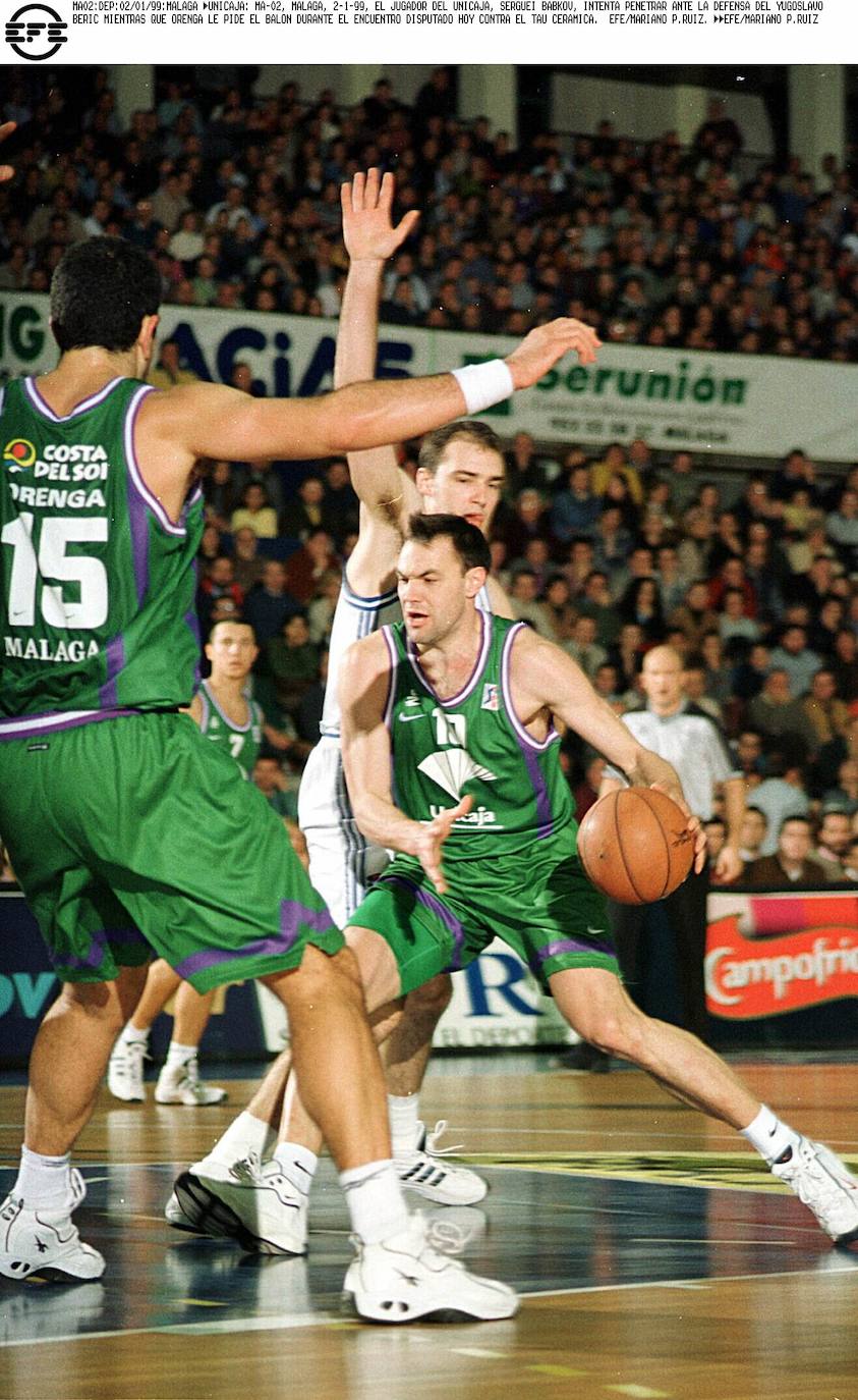 El paso de Babkov por el Unicaja, en imágenes