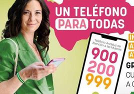 Las llamadas al teléfono andaluz de atención a las mujeres en Málaga superan hasta junio las 3.300