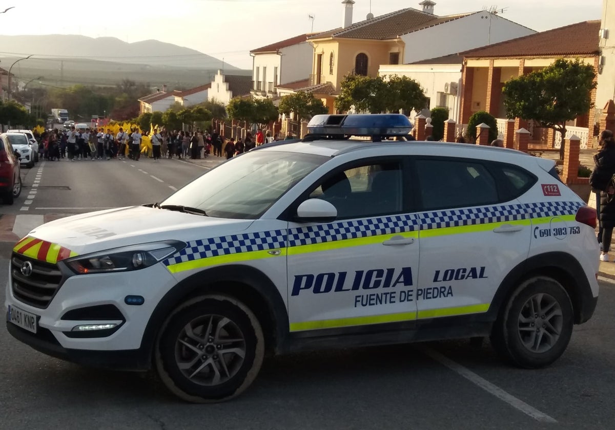 Imagen de archivo de un vehículo de la Policía Local de Fuente de Piedra.