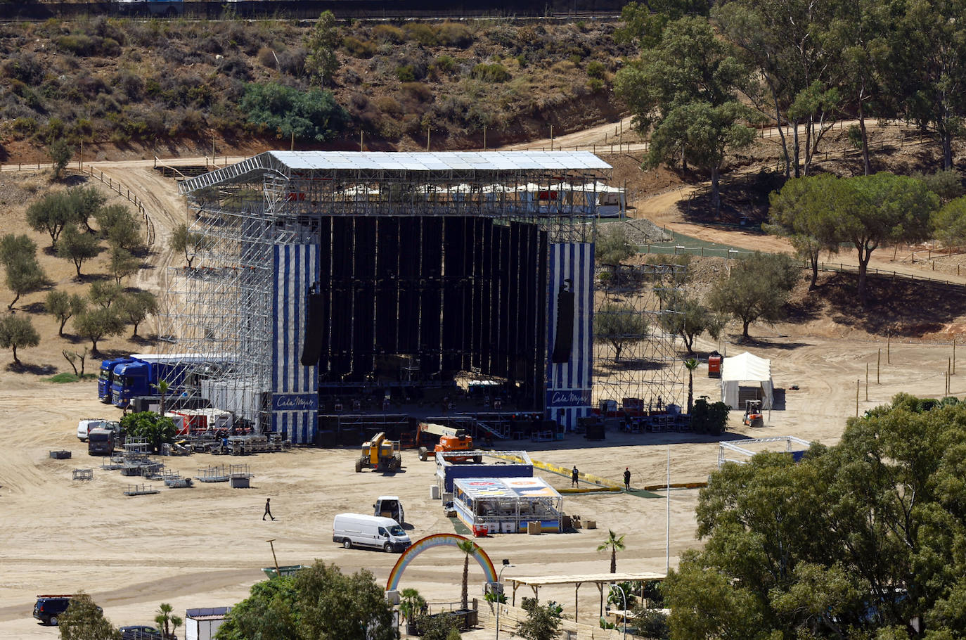Los preparativos del Cala Mijas 2023