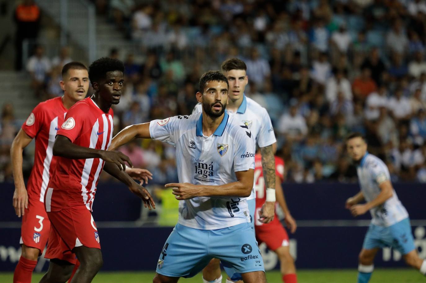 El Málaga- Atlético de Madrid B, en imágenes