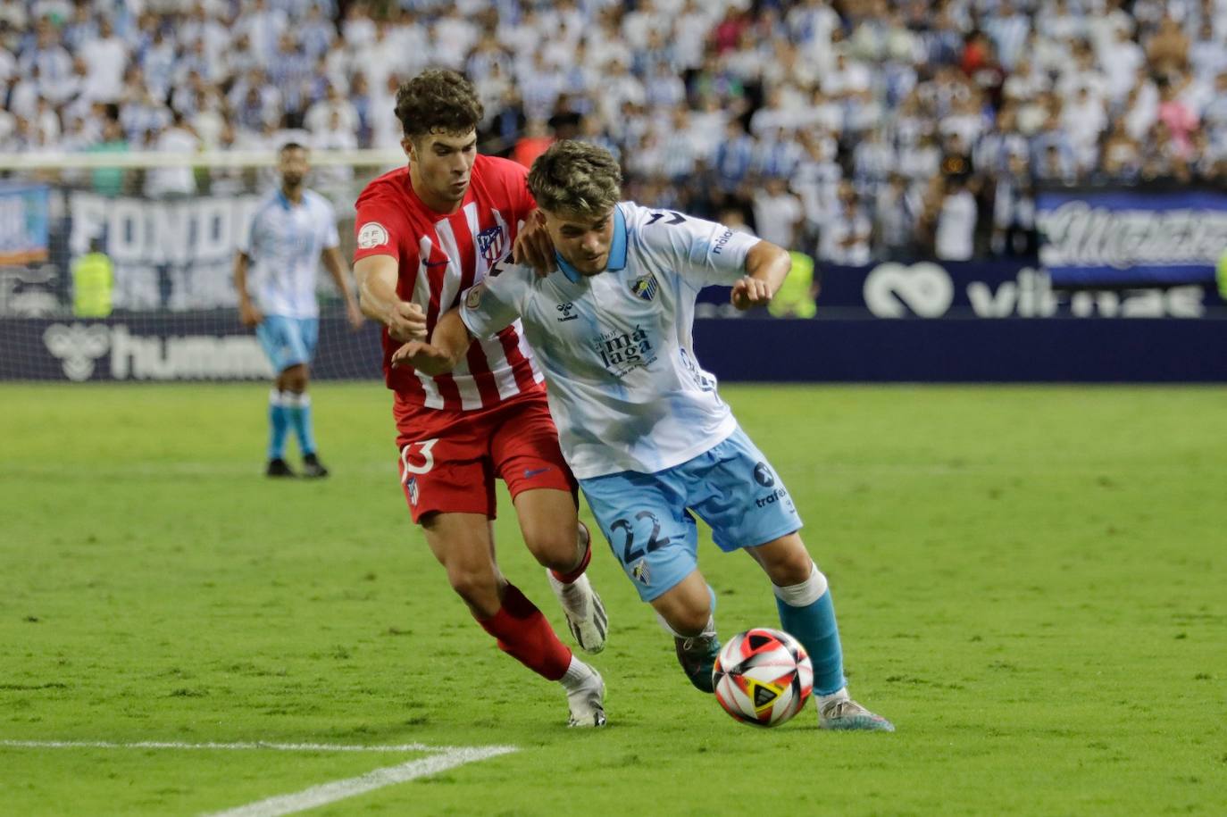 El Málaga- Atlético de Madrid B, en imágenes