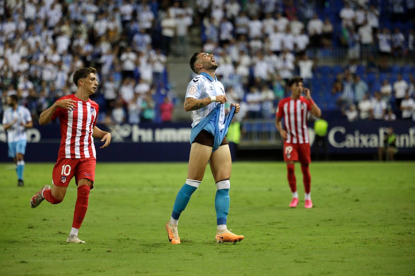 El Málaga- Atlético de Madrid B, en imágenes