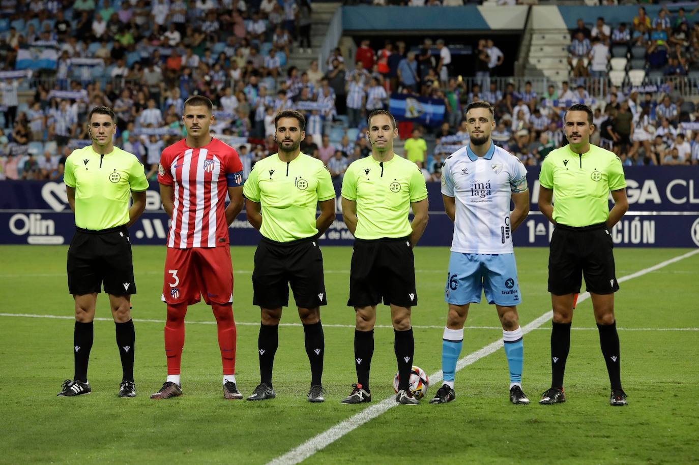 El Málaga- Atlético de Madrid B, en imágenes