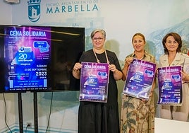 Presentación de la cena de gala solidaria de Marbella Voluntaria.