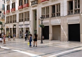 Imagen que muestra el emplazamiento de la nueva tienda de Joyería Marcos, justo al lado del hotel Larios.