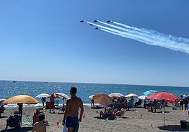 Imagen de una edición anterior del evento aeronáutico en la playa torreña.