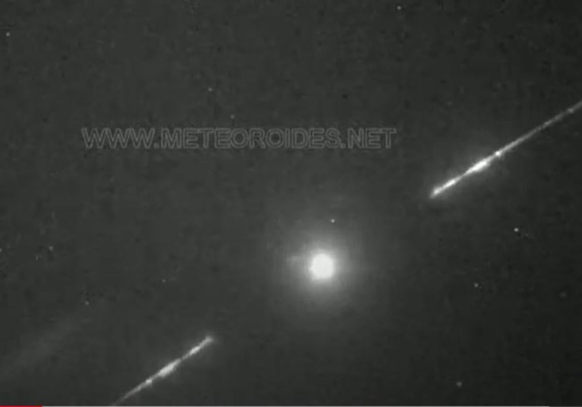 Una espectacular bola de fuego atraviesa el cielo de Málaga