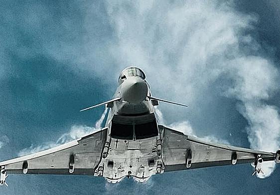 Imagen del Eurofighter del Ejército del Aire.