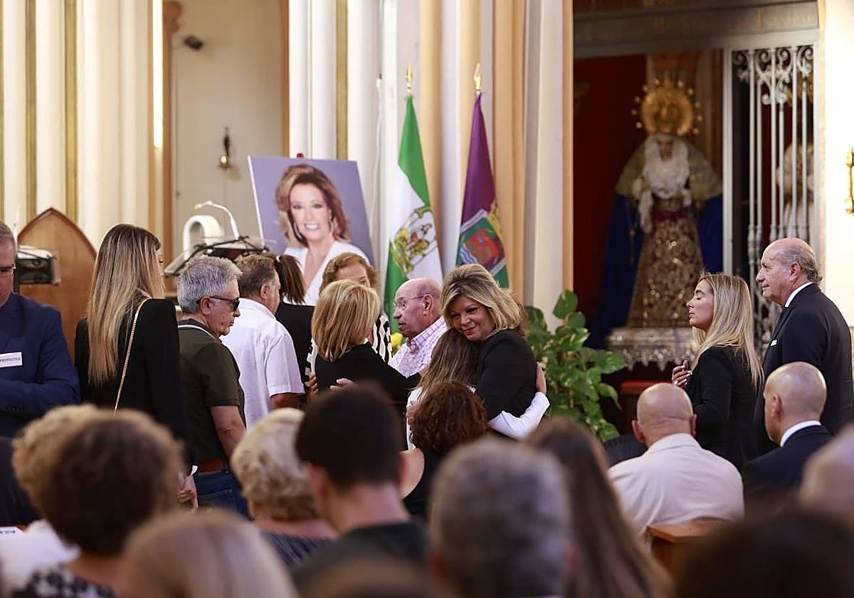Funeral por María Teresa Campos en Málaga