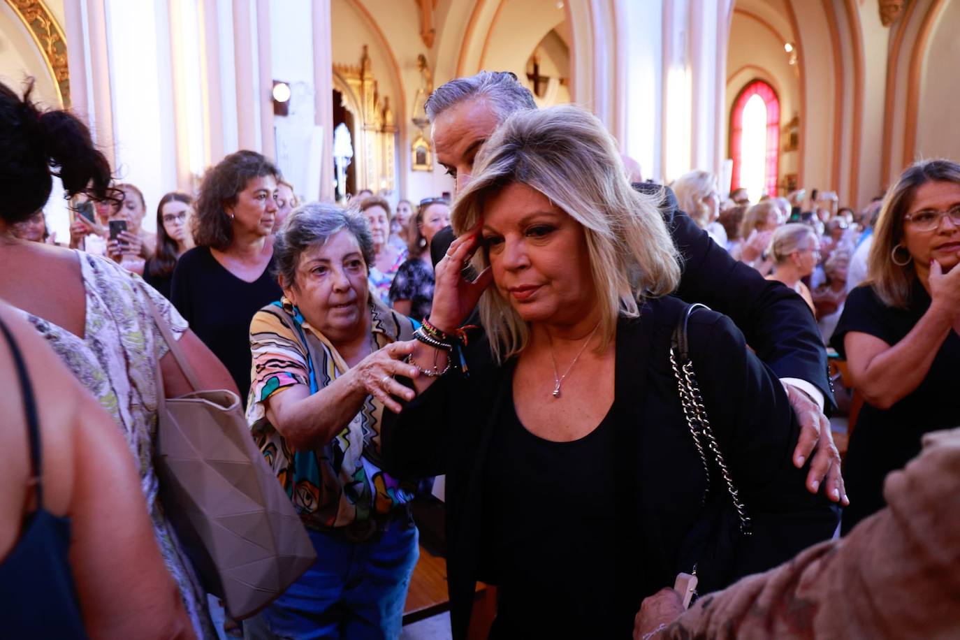 Funeral por María Teresa Campos en Málaga