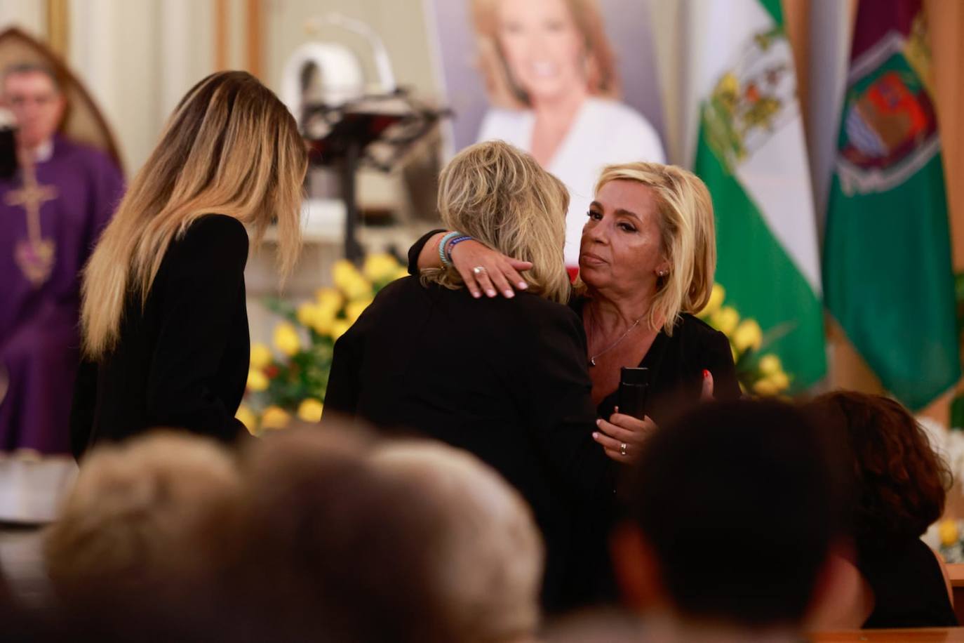 Funeral por María Teresa Campos en Málaga