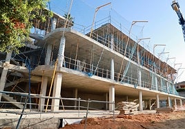 Construcción de la nueva residencia de mayores de Marbella.