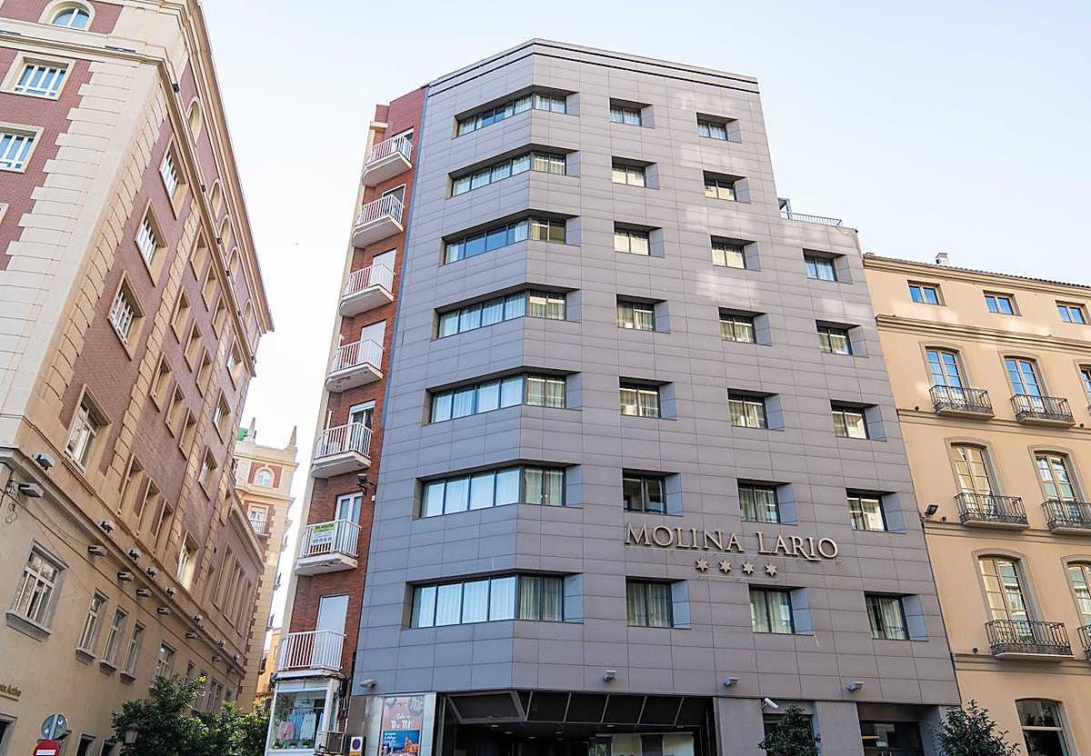 Imagen de la entrada del hotel malagueño.