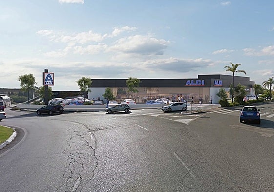 El futuro Aldi se ubicará en la zona Norte de San Pedro Alcántara.