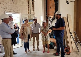 Visita a las obras que se desarrollan en la sede.