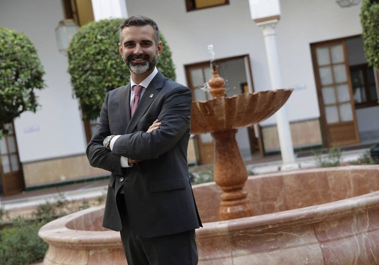 Ramón Fernández-Pacheco, el pasado jueves en el Parlamento de Andalucía