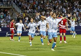 El Málaga-Granada B, en imágenes