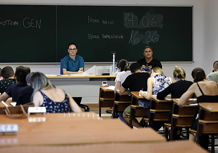 Un momento de una de las pruebas, en Málaga.