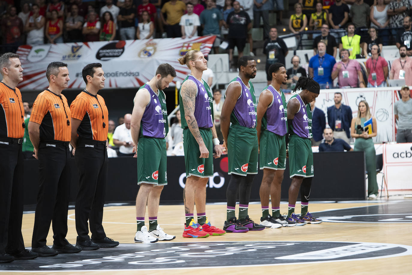 Final de la Supercopa Endesa: el Unicaja-Real Madrid, en imágenes