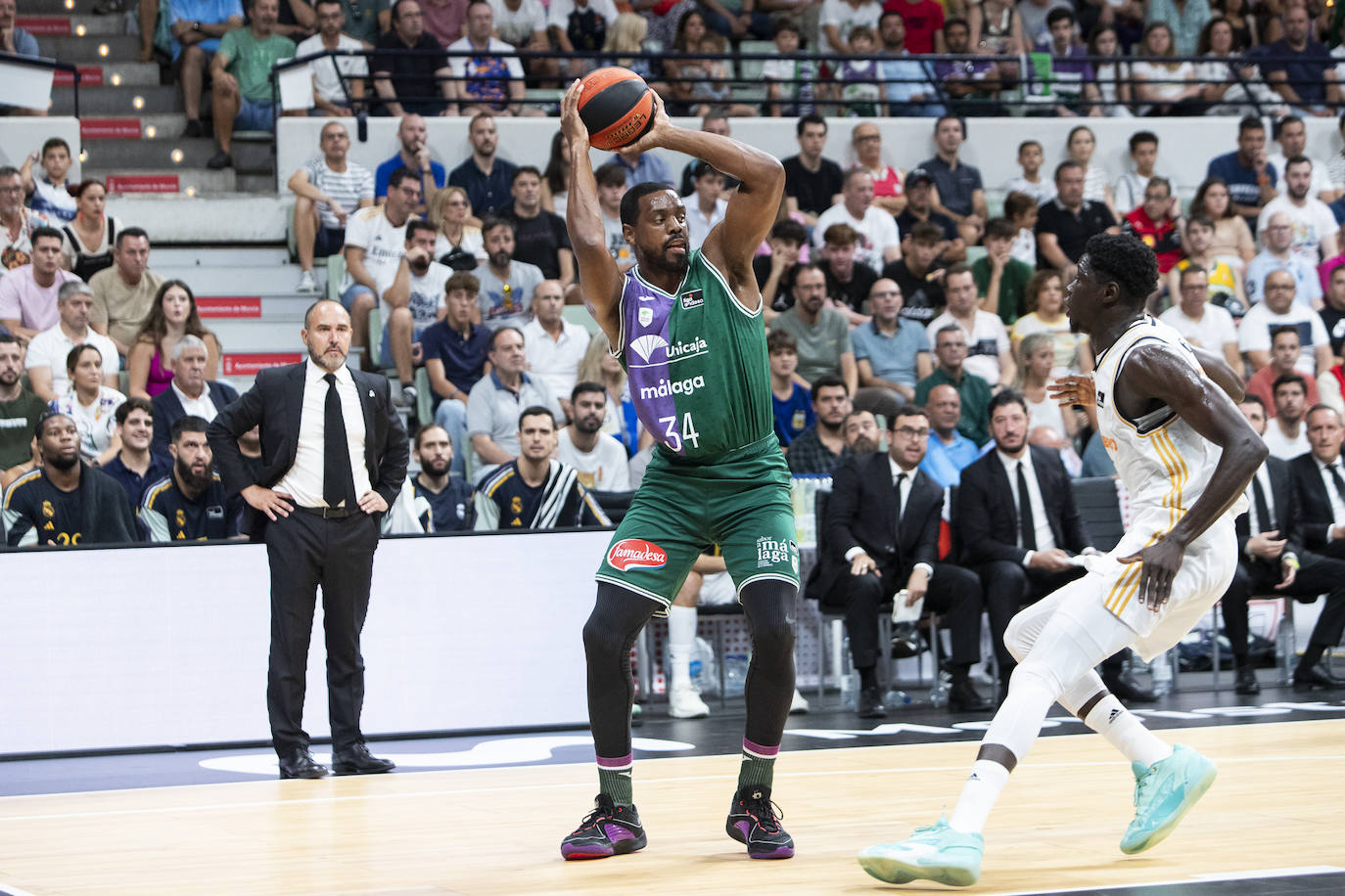 Final de la Supercopa Endesa: el Unicaja-Real Madrid, en imágenes