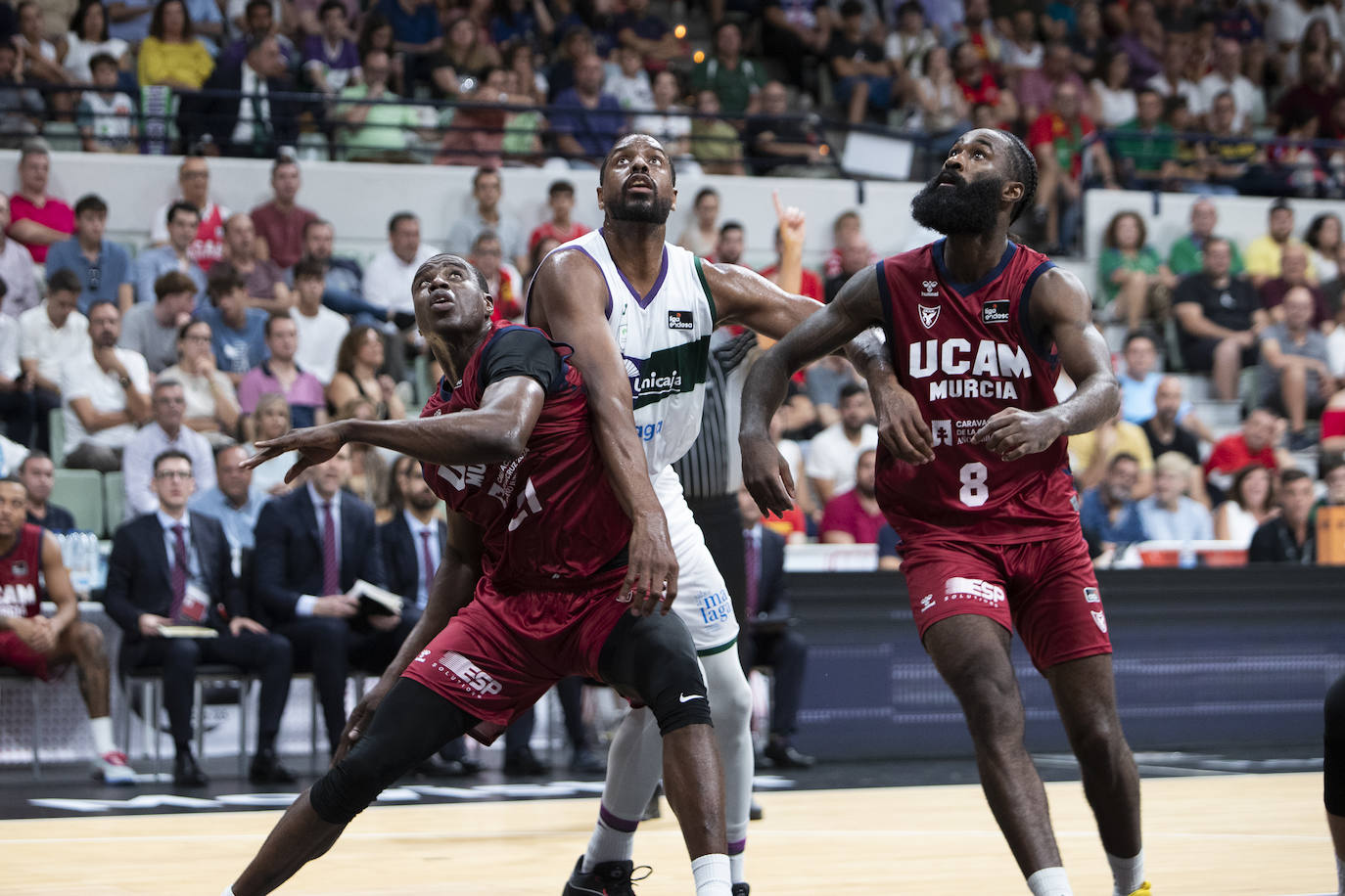 Las mejores imágenes del partido del Unicaja frente al UCAM