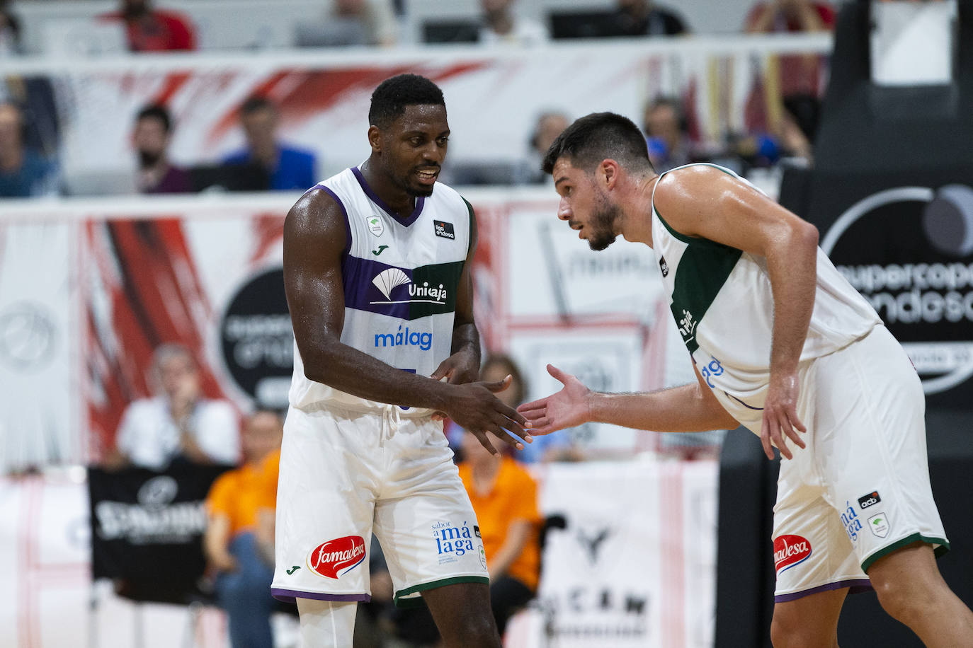 Las mejores imágenes del partido del Unicaja frente al UCAM