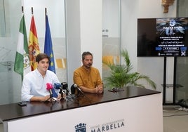 Alejandro Freijo y Nacho Muñoz, durante la presentación de la iniciativa.